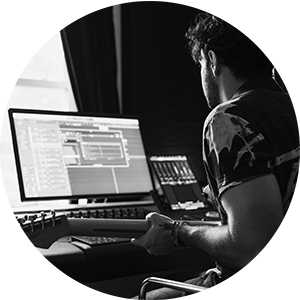 Recording services at the magic studio